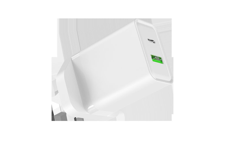 PD 45W GaN Charger UK Plug White